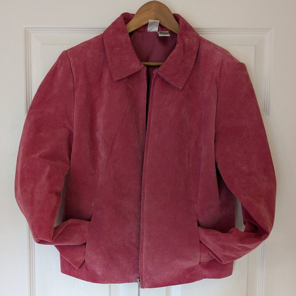 Pink Suade Jacket